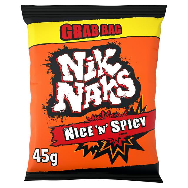 Nik Naks Nice N Spicy Grab Bag Crisps 45g