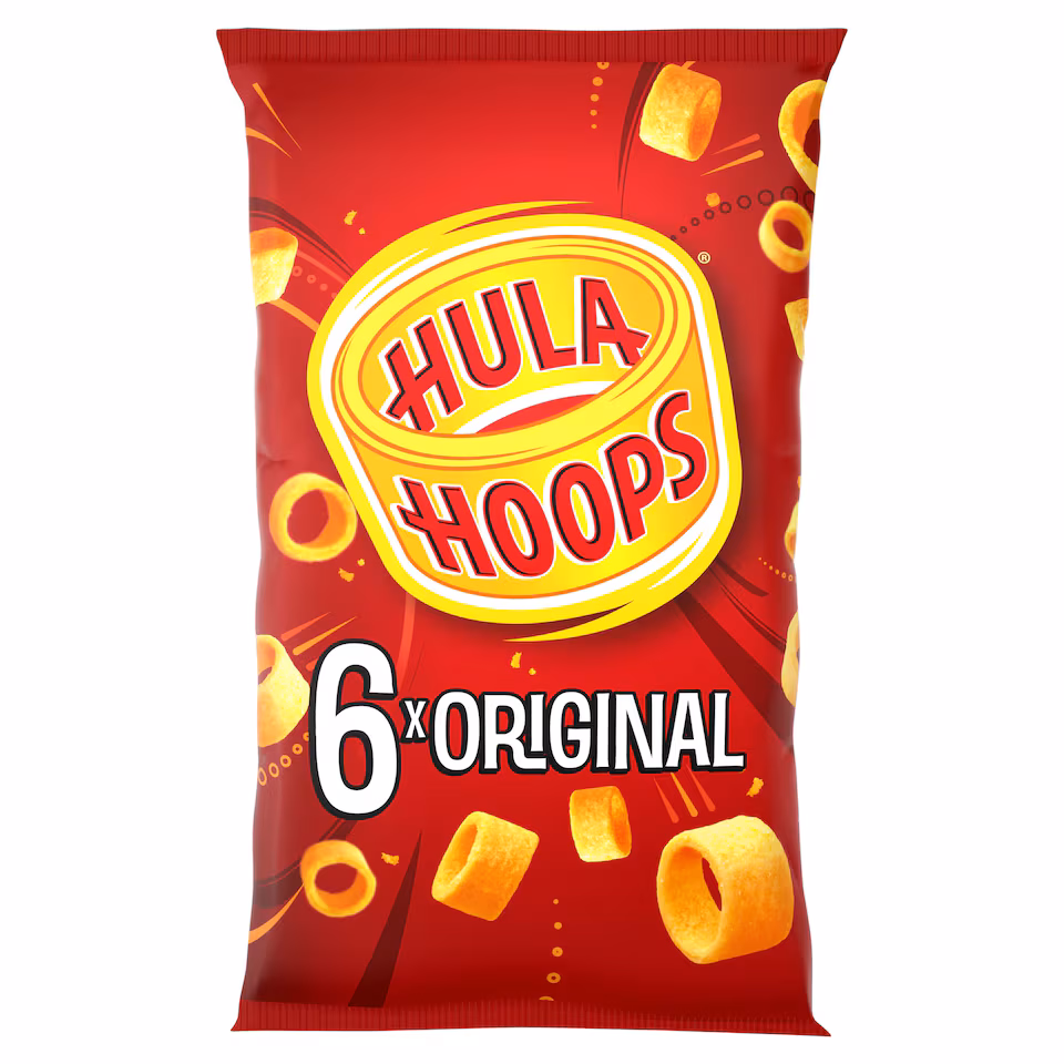 Hula Hoops Original Multipack Crisps 6x24g