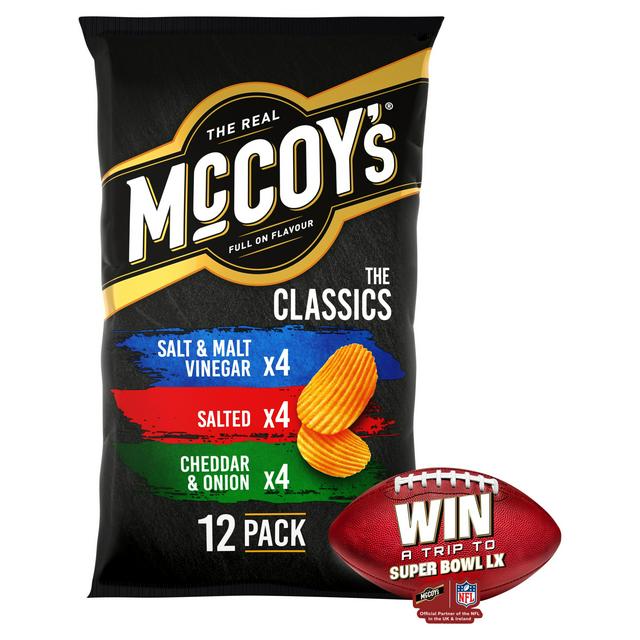 McCoy's Classic Variety Multipack Crisps x12