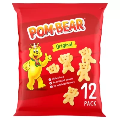 Pom Bear Original Multipack Crisps 12 Pack