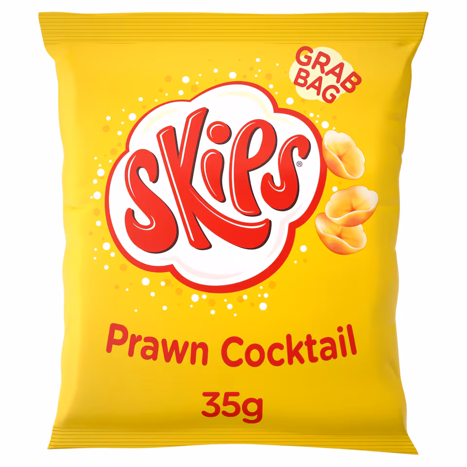 Skips Prawn Cocktail Grab Bag Crisps 35G