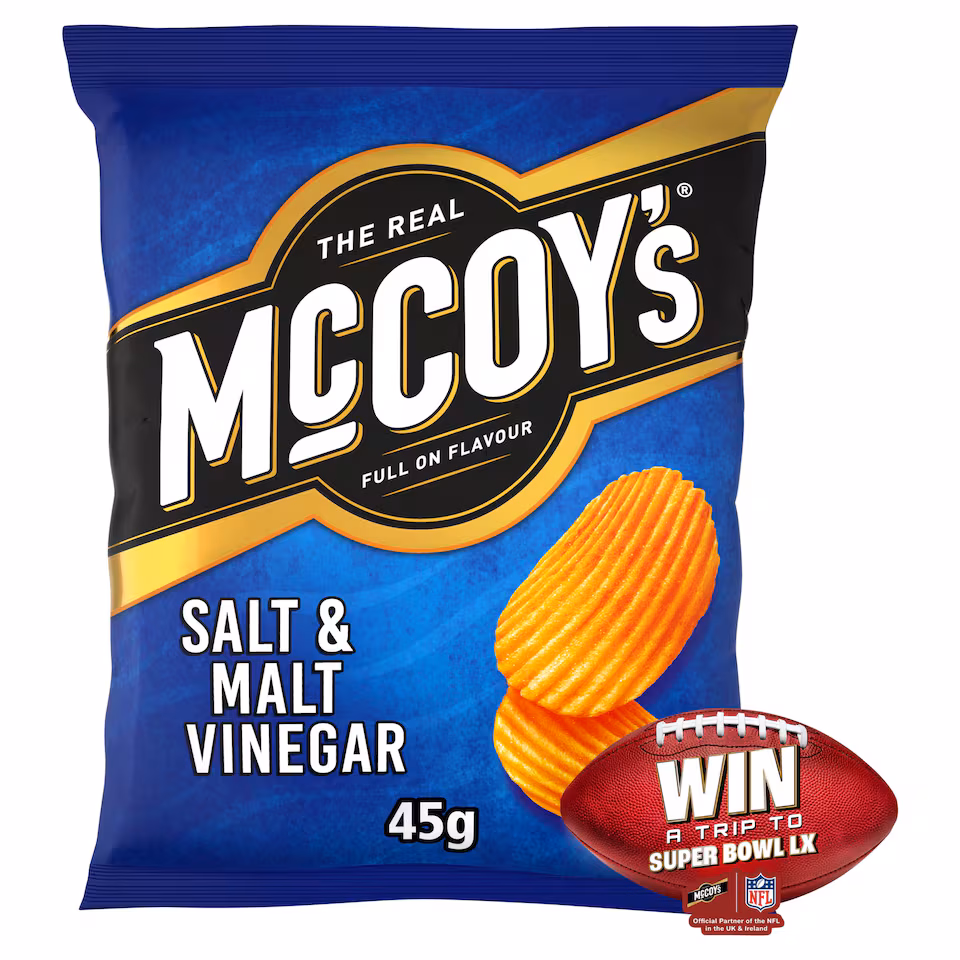Mccoy's Salt & Vinegar Grab Bag Crisps 45G