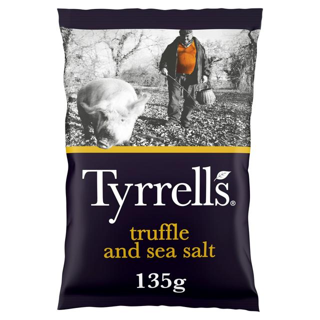 Tyrrells Truffle & Sea Salt Sharing Crisps 135g
