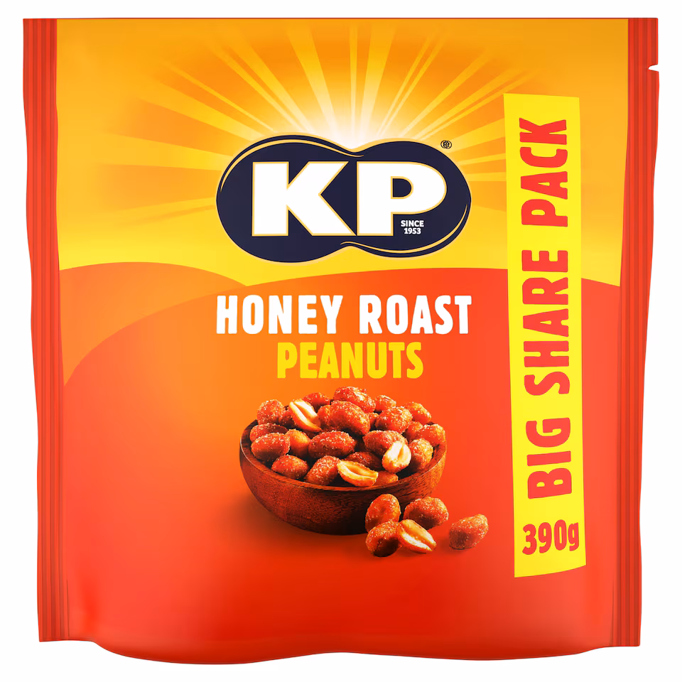 KP Honey Roast Peanuts 390g