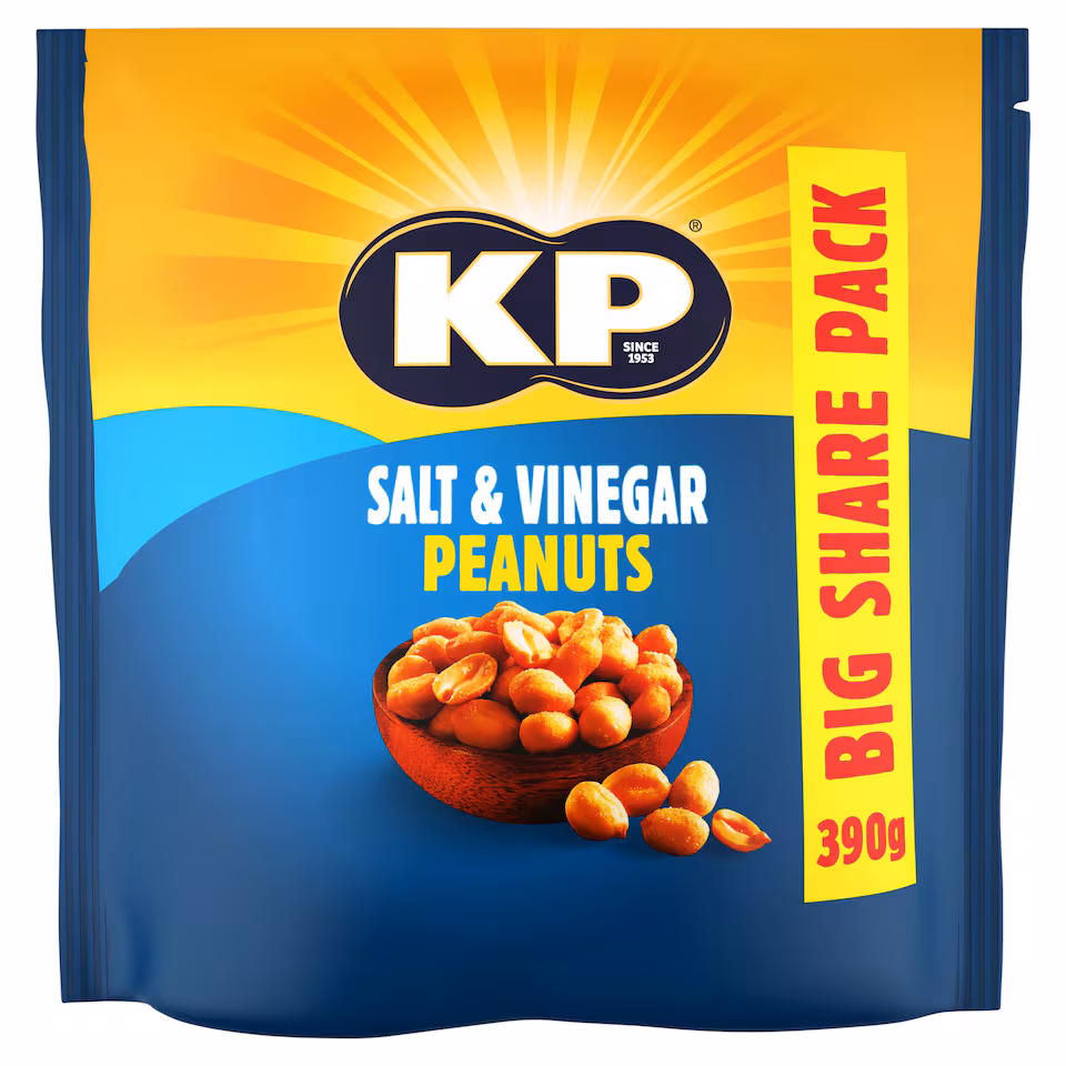 KP Salt & Vinegar Peanuts 390g