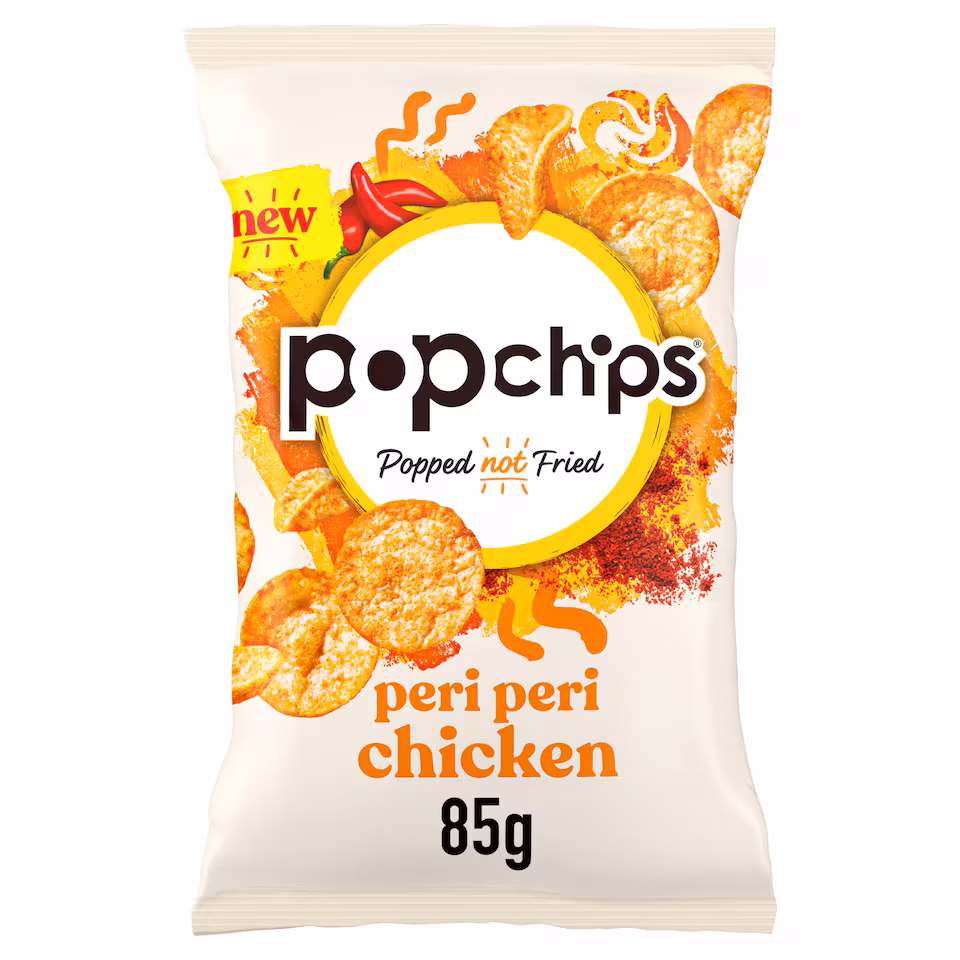 Popchips Peri Peri Chicken Sharing Crisps 85g