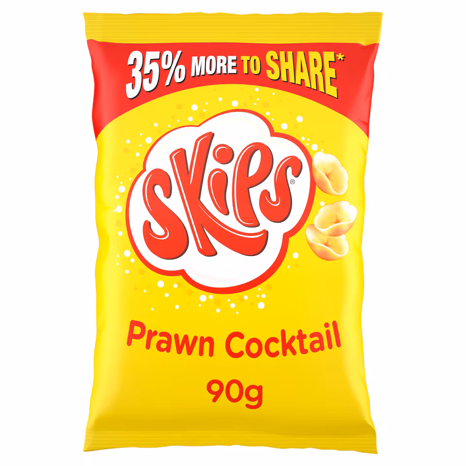 Skips Prawn Cocktail Flavour Tapioco Snack 90g