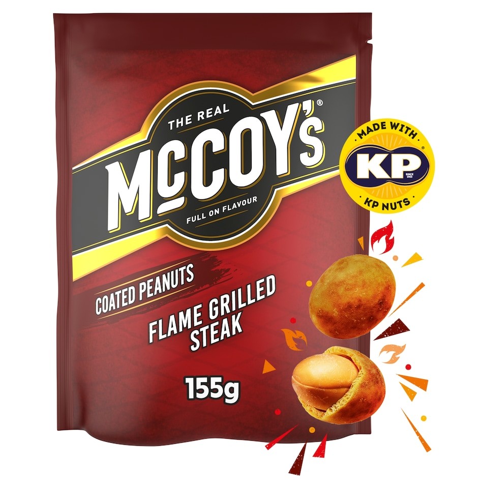 McCoy's Coated Peanuts Flame Grilled Steak 155g