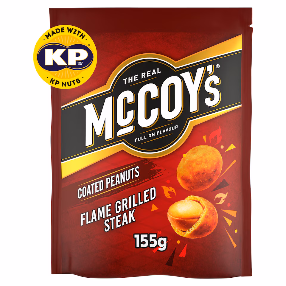 McCoy's Coated Peanuts Flame Grilled Steak 155g