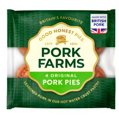 Pork Farms 4 Original Pork Pies 260g