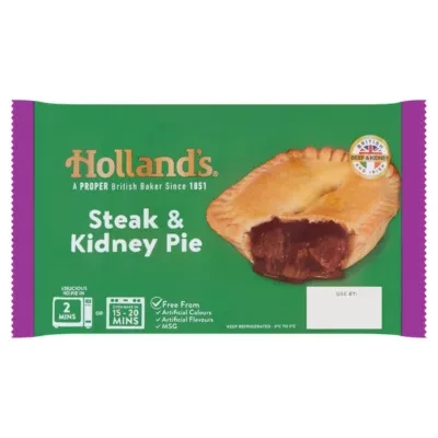 Holland's Steak & Kidney Pie