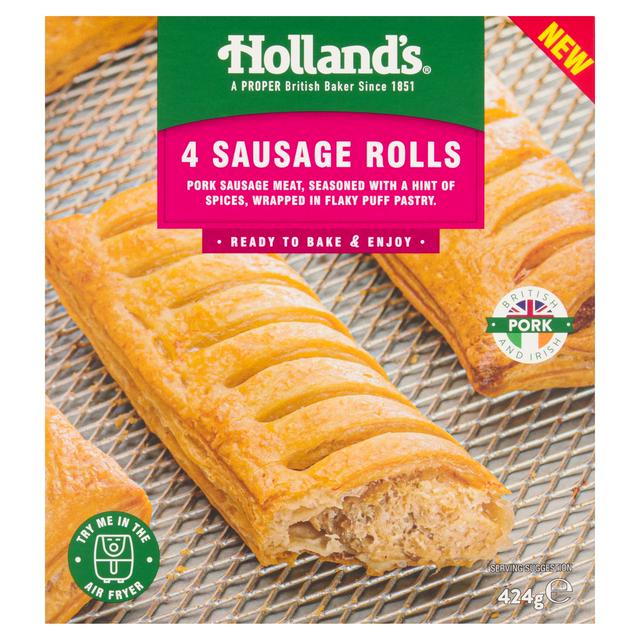 Holland's Sausage Rolls x4 424g