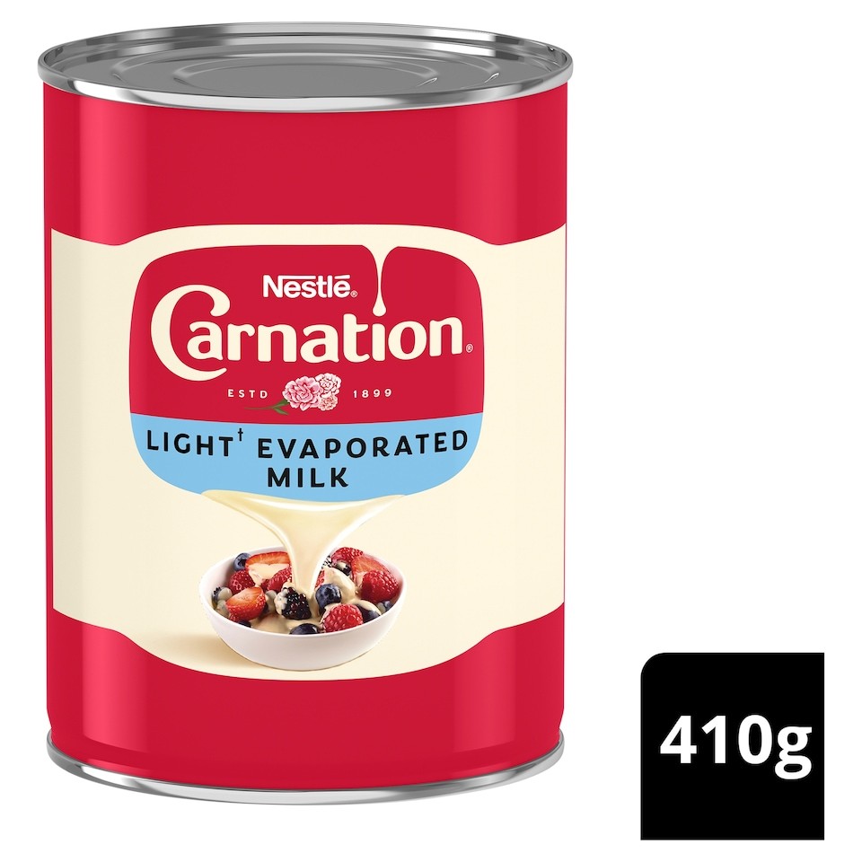 Carnation Light Evaporated Milk Tin 410g