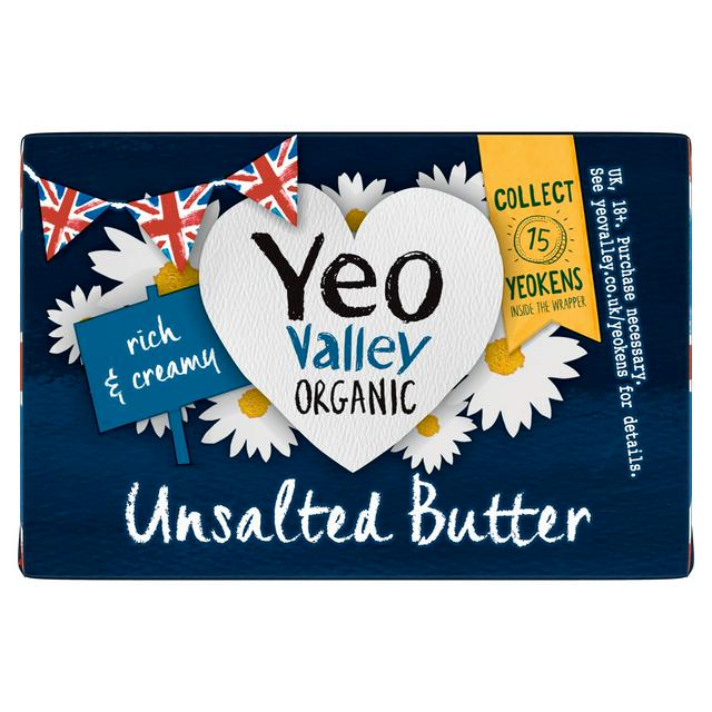 Yeo Valley Organic Unsalted Butter 200g