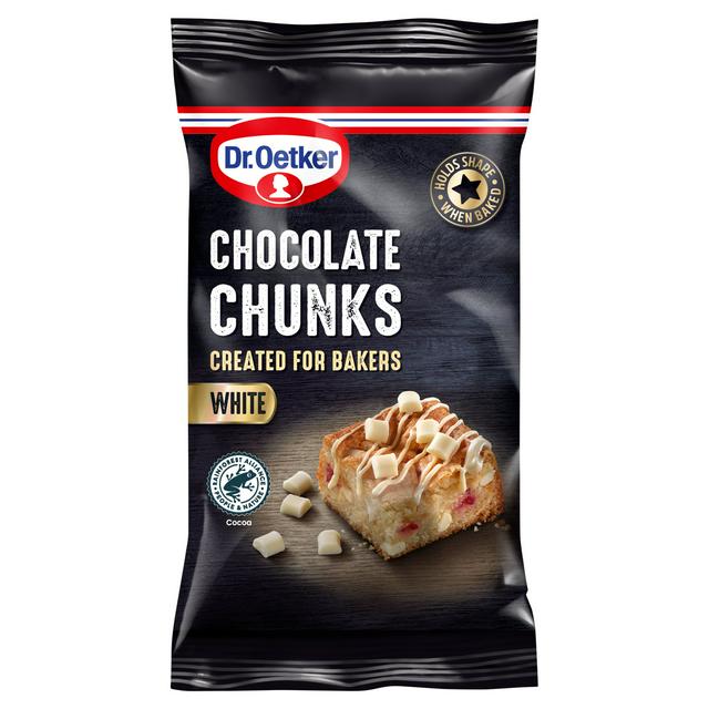 Dr. Oetker White Chocolate Chip Chunks 100g