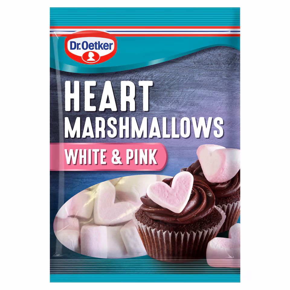 Dr.Oetker Heart Shaped Mallows 100G