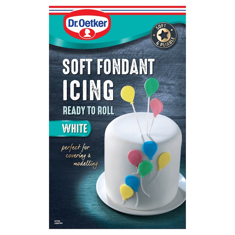 Dr Oetker Ready To Roll White Icing 1Kg