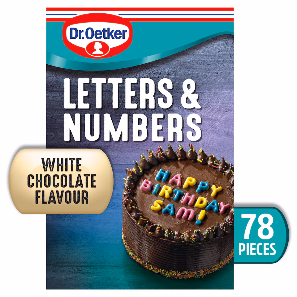 Dr Oetker Letters&Number Colour 40G