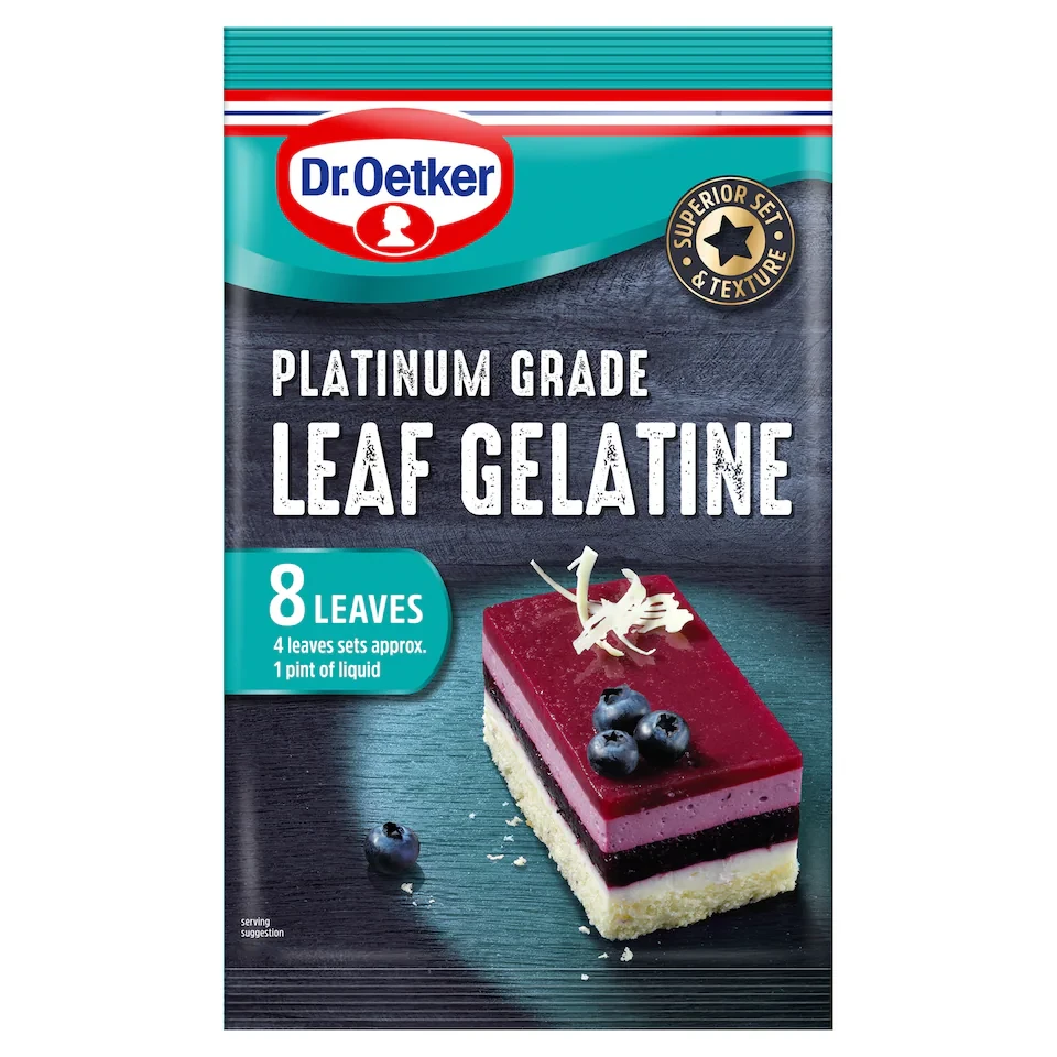 Dr Oetker Platinum Grdleaf Gelatine 13G
