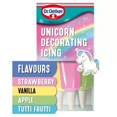 Dr. Oetker Dr. Oetker Rainbow Decorating Writing Icing 6 x 19g (114g)