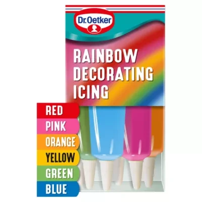 Dr. Oetker Rainbow Decorating Icing 6 x 19g (114g)