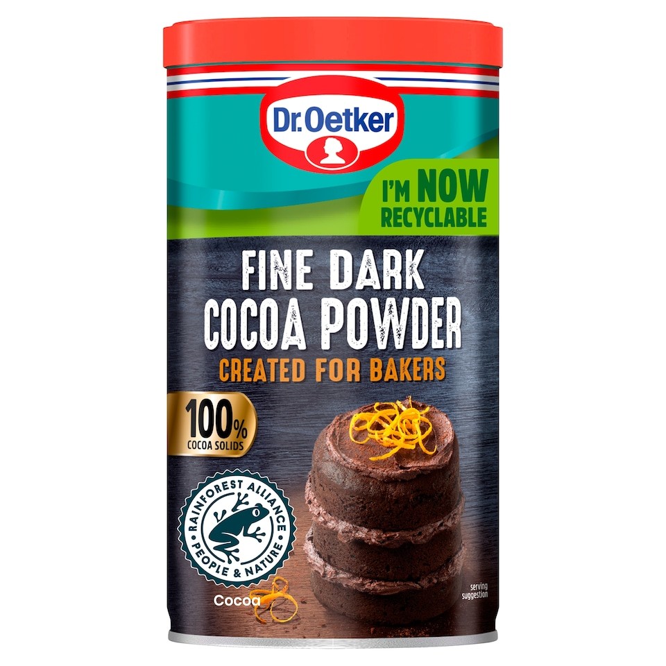 Dr Oetker Fine Dark Cocoa Powder Tub 190G