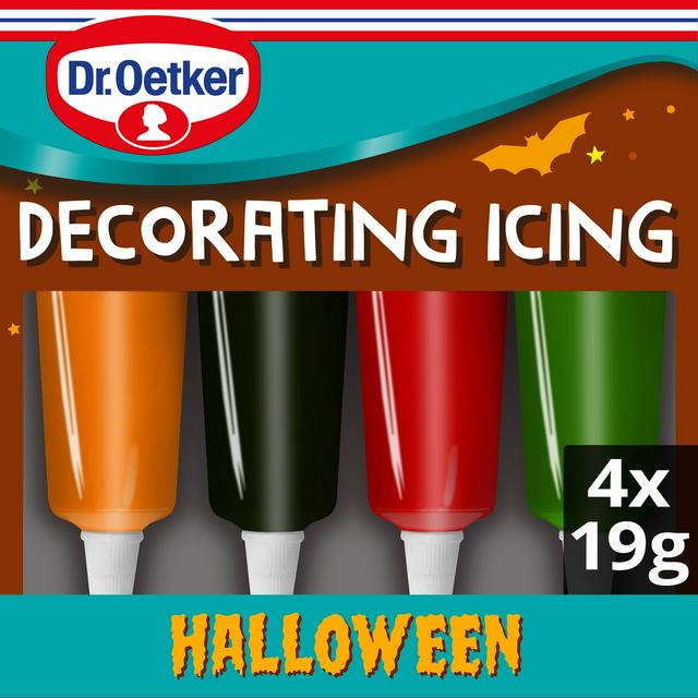 Dr. Oetker the Spooks of Halloween Decorating Icing 4 x 19g
