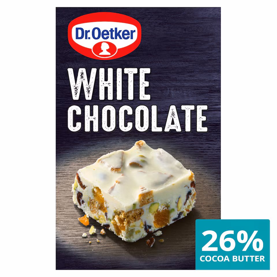 Dr. Oetker White Chocolate 26% Cocoa 100G