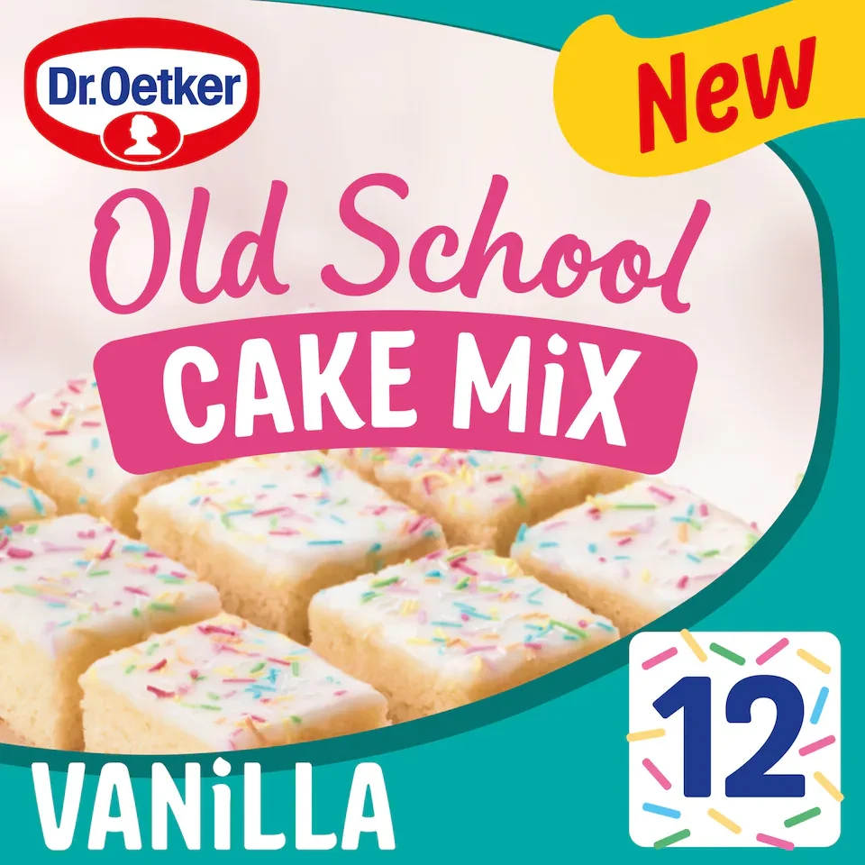 Dr. Oetker Old School Cake Mix - Vanilla 436g