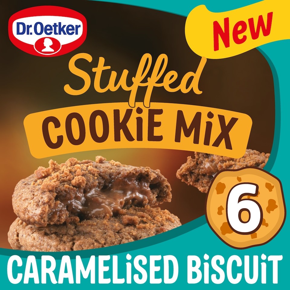 Dr. Oetker Stuffed Cookie Mix Caramelised Biscuit 305g