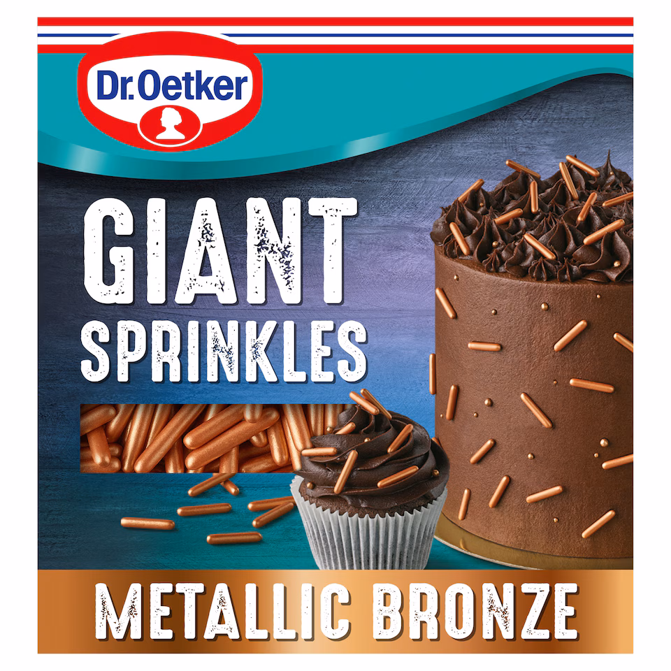 Dr.Oetker Metallic Bronze Giant Sprinkles 35g