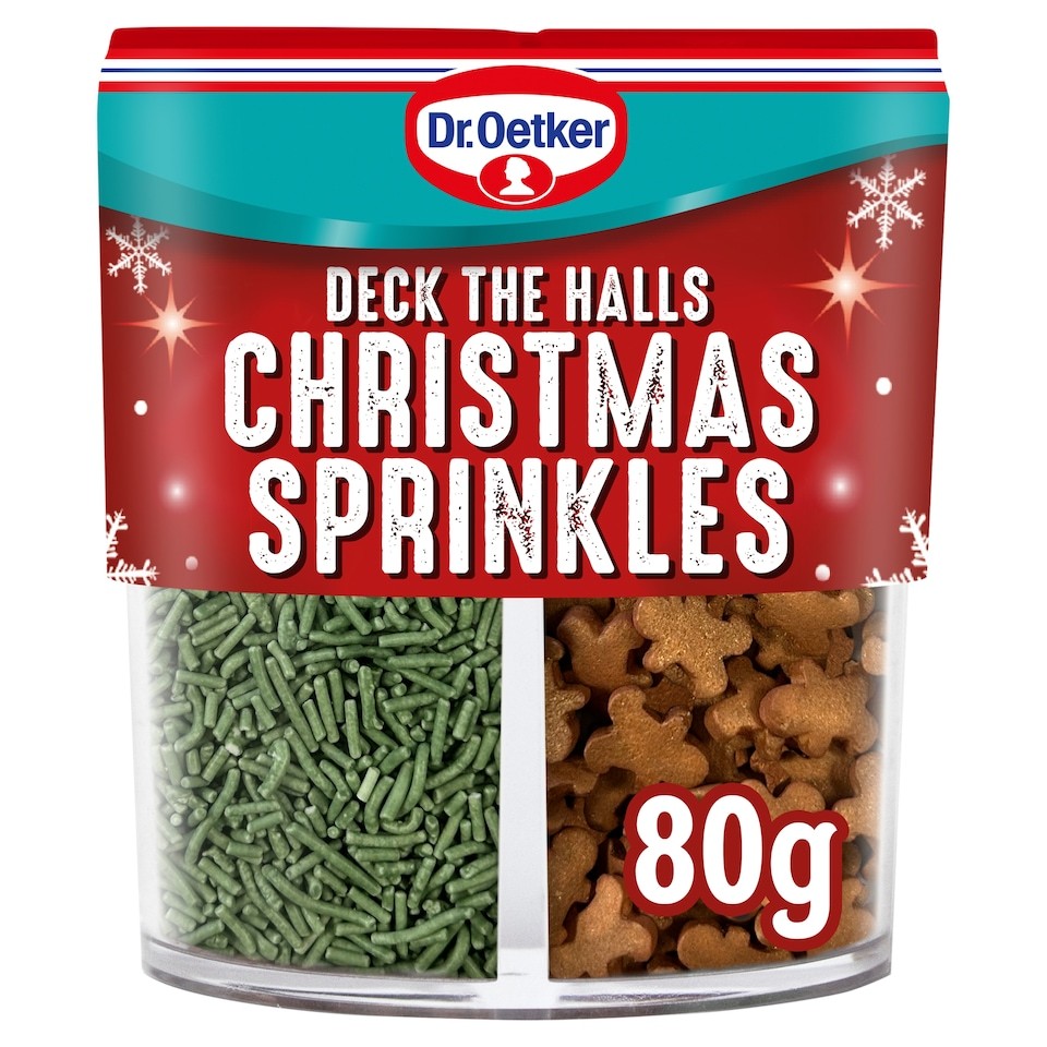 Dr. Oetker Deck the Halls Christmas Sprinkles 80g