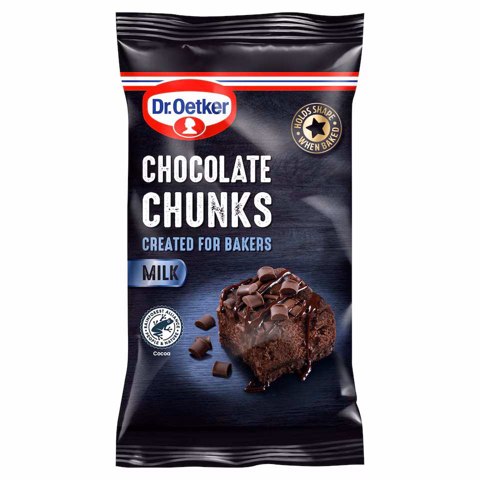 Dr. Oetker Chocolate Chunks Milk 100g