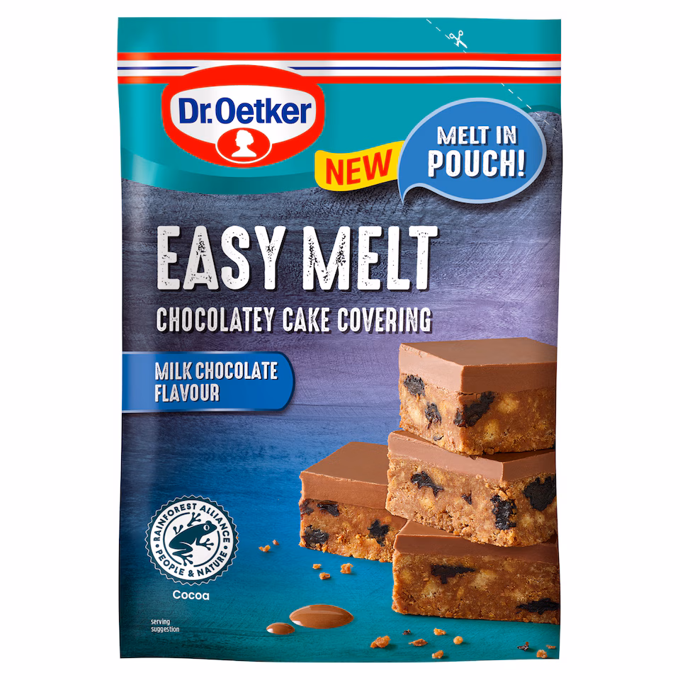 Dr. Oetker Easy Melt Chocolaty Cake Covering Milk Chocolate Cover 150g