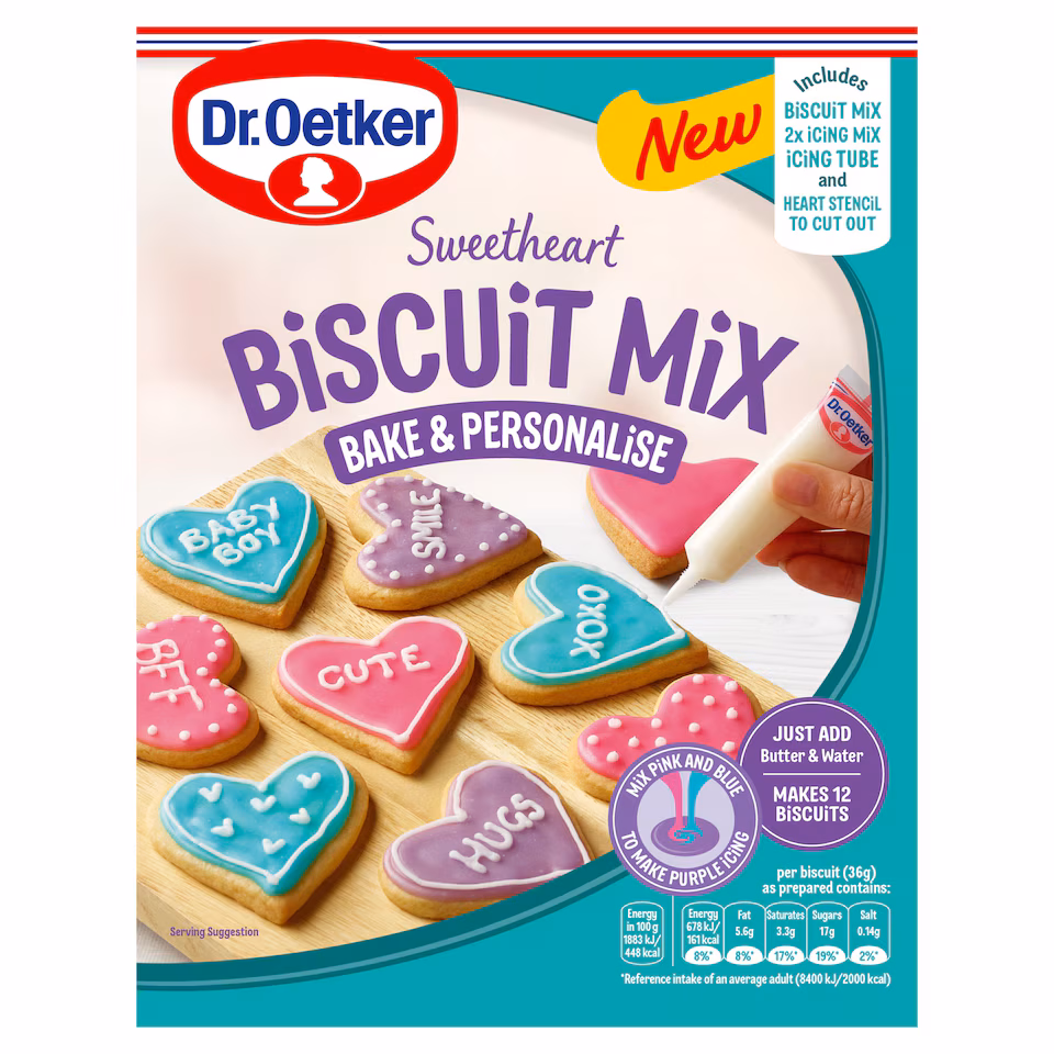 Dr. Oetker Sweetheart Biscuit Mix 357g