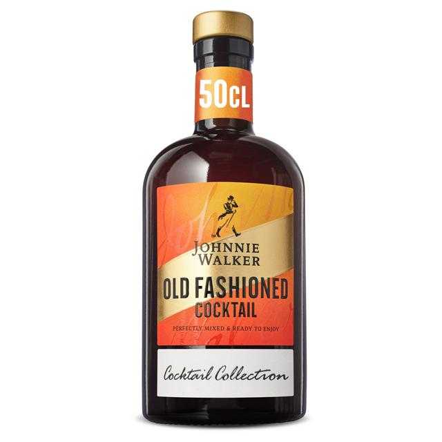 Johnnie Walker Whisky Old Fashioned Cocktail Drink 20.5% Vol Bottle 50cl
