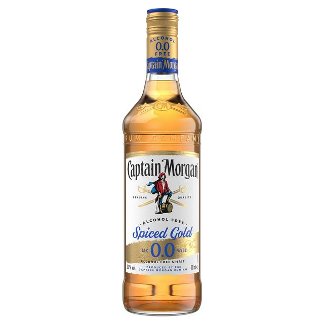 Captain Morgan Spiced Gold 0.0% Alcohol Free Spirit 70cl