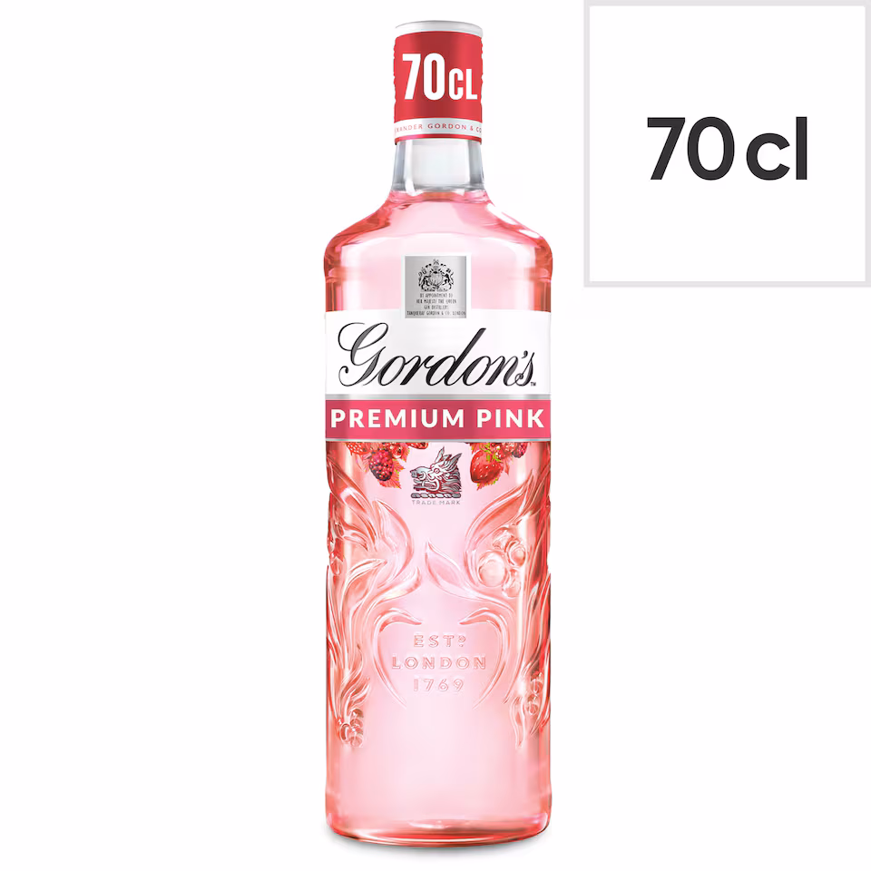 Gordon's Premium Pink Gin Based Flavoured Spirit Drink 35% Vol 70cl