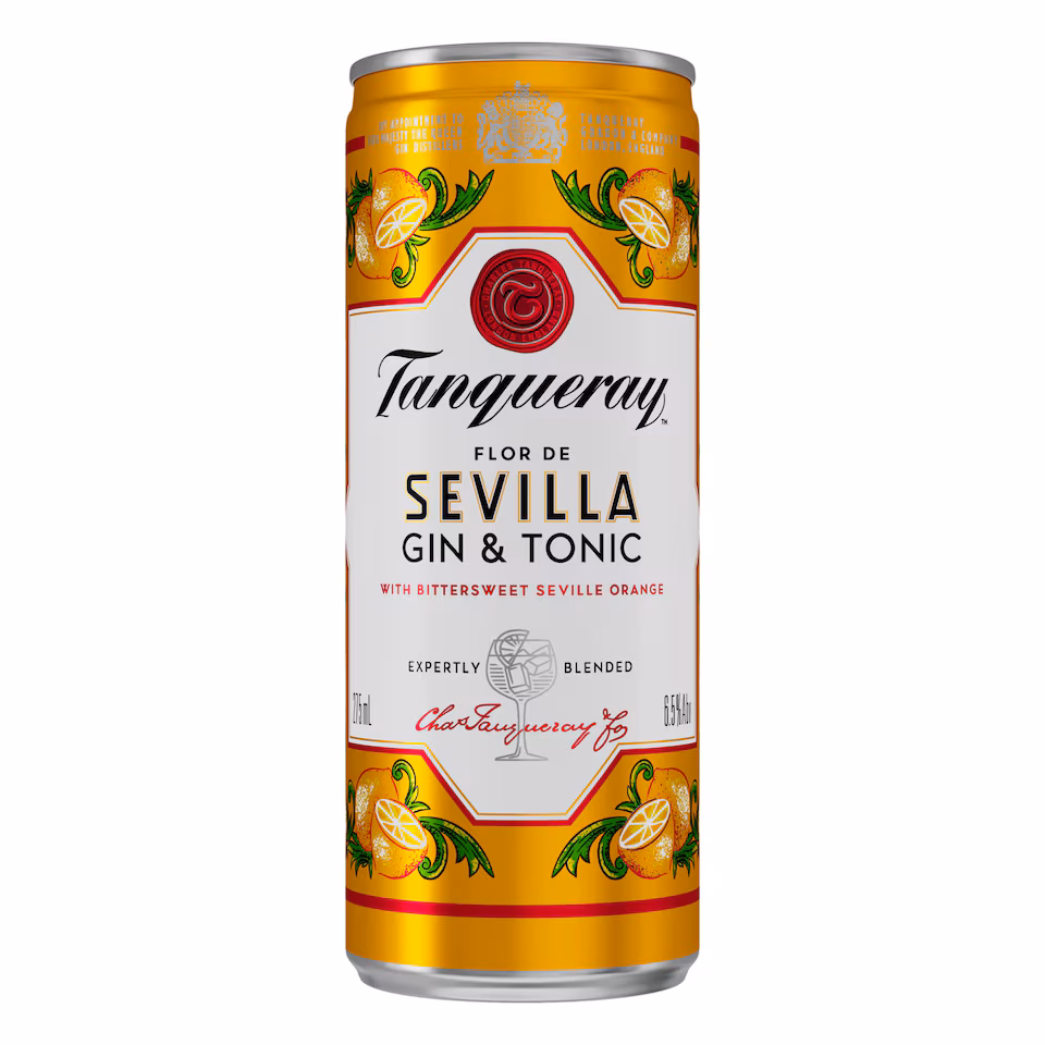 Tanqueray Flor de Sevilla Gin & Tonic Ready to Drink Premix 250ml