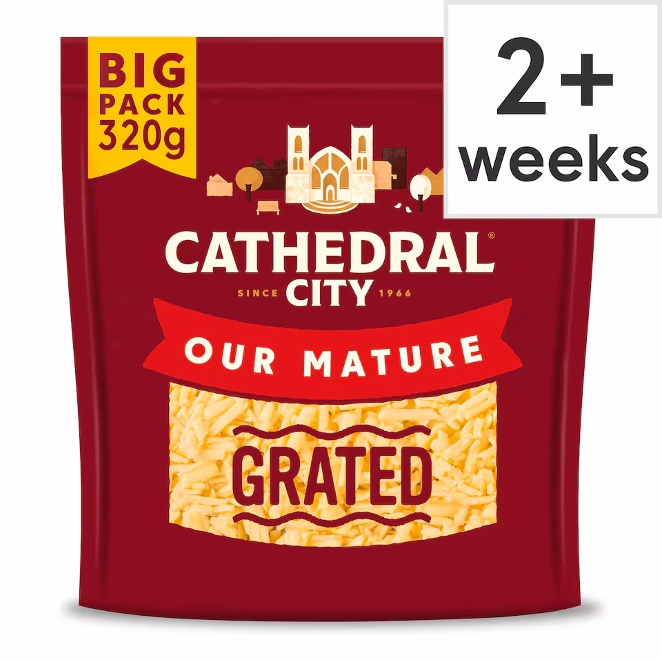 Cathedral City Grated Mature Cheddar Cheese 320g