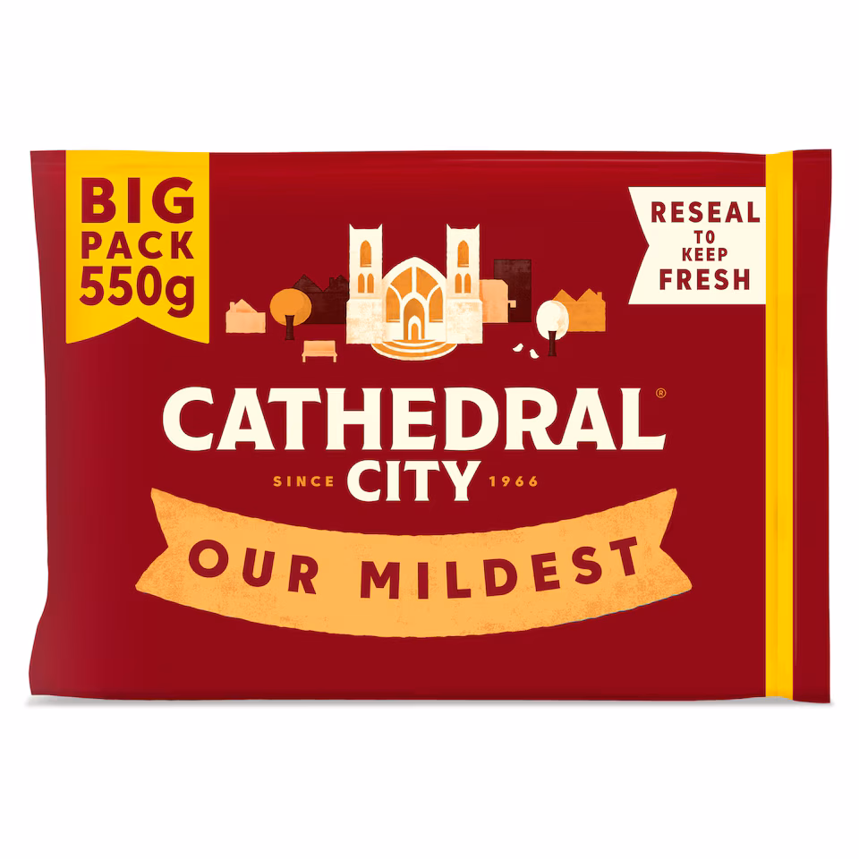 Cathedral City Mild Cheddar Cheese 550G