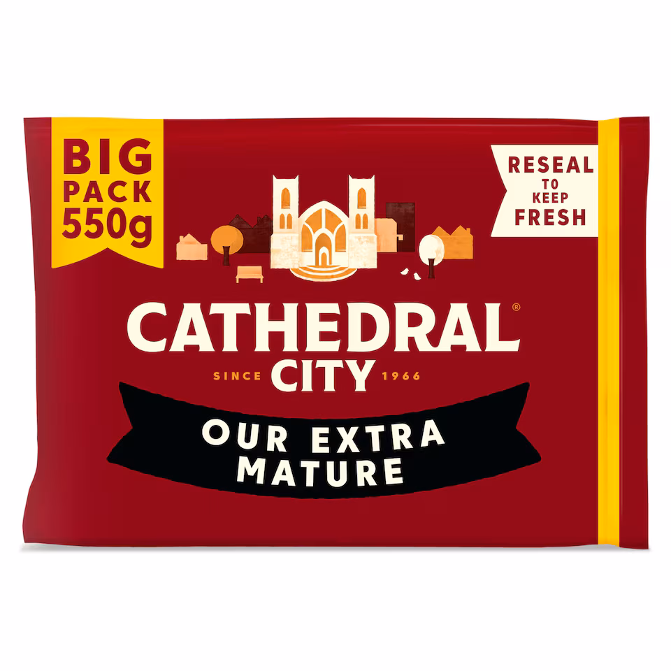Cathedral City Extra Mature Cheddar Cheese 550 G