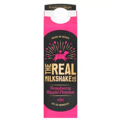 The Real Milkshake Company Raspberry Ripple Flavour 1 Litre