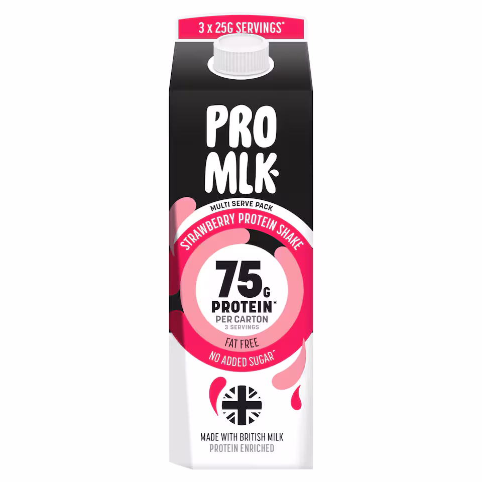 Pro Mlk Protein Shake Strawberry 1L