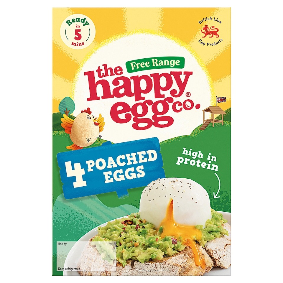 Happy Egg Poached Eggs 4 Pack