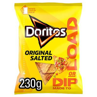 Doritos Dip or Load Salted Tortilla Chips Sharing Crisps
