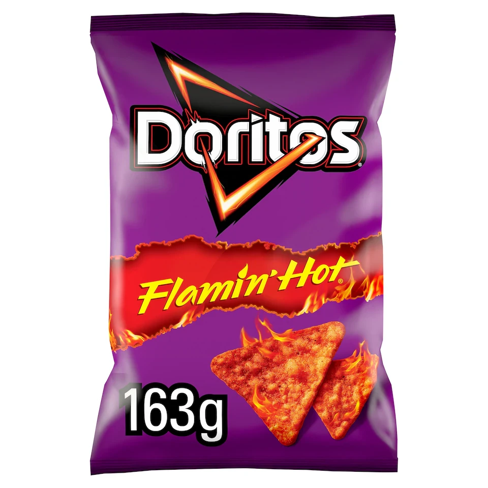 Doritos Extra Flamin' Hot Tortilla Chips 163g