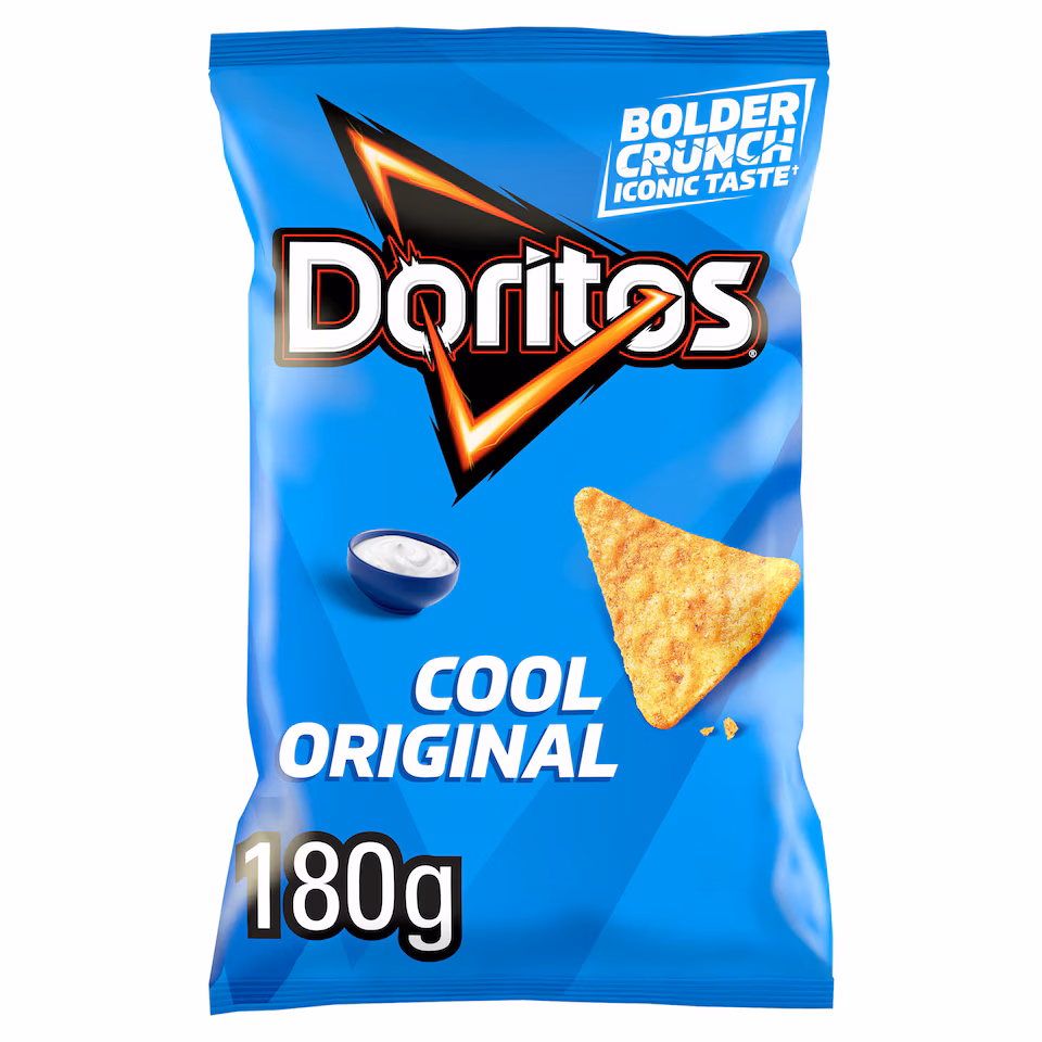 Doritos Tortilla Chips Cool Original Sharing Bag Crisps 180g