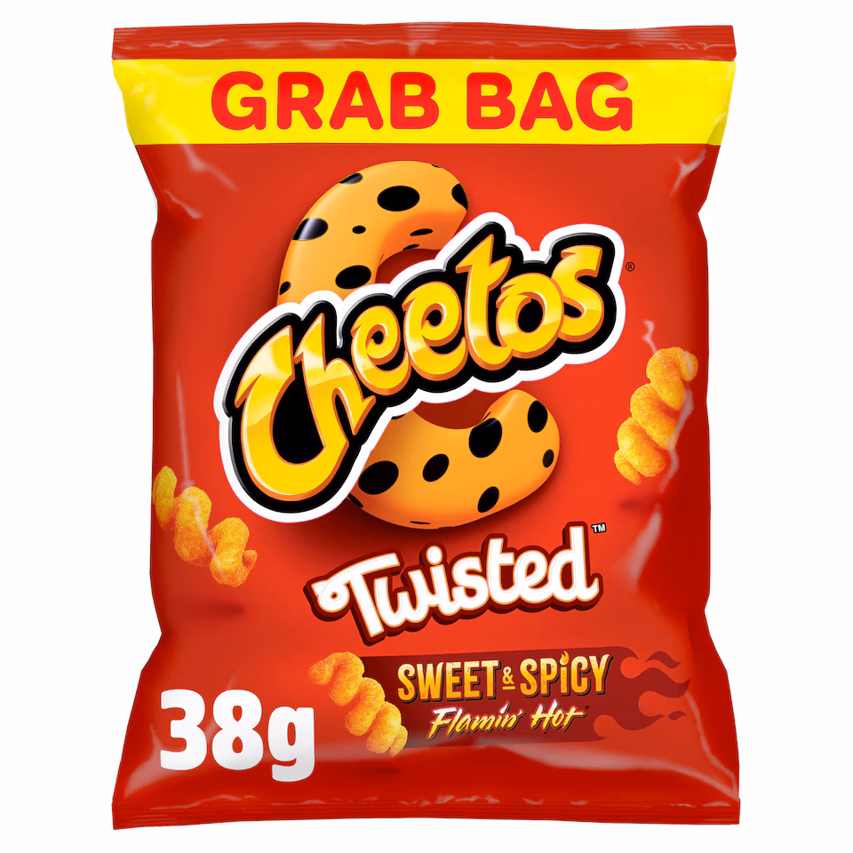 Cheetos Twisted Sweet & Spicy Flamin' Hot Crisps 38g