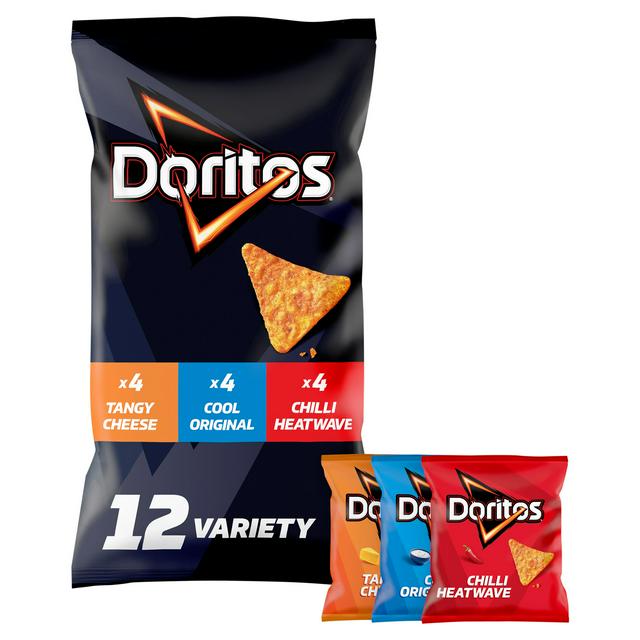Doritos Variety Pack Tortilla Chips Multipack Crisps 12 x 30g